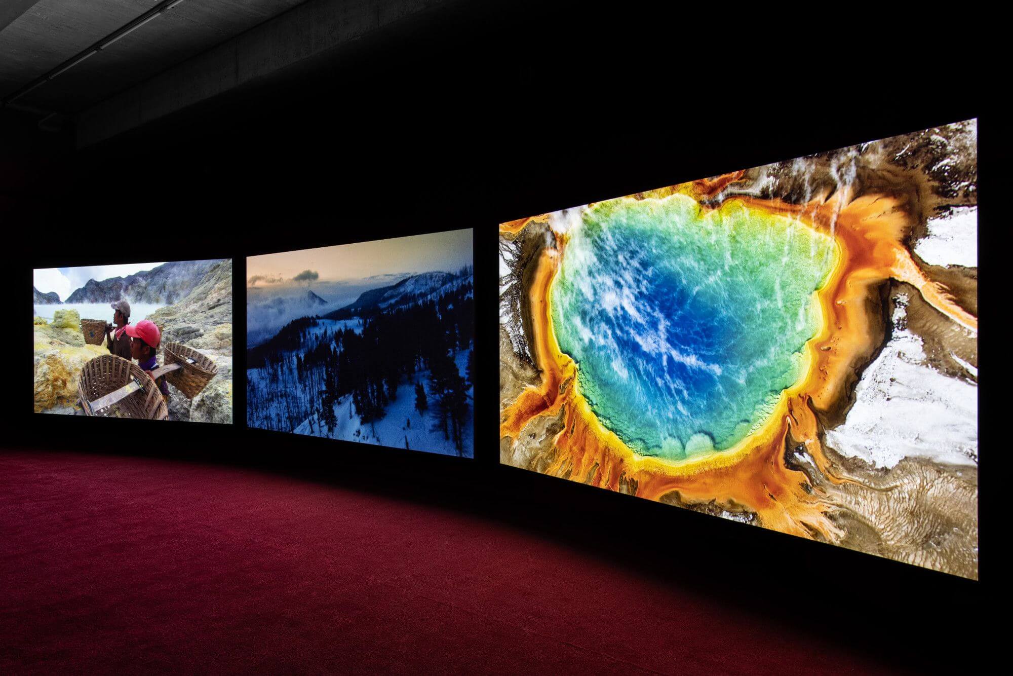 John Akomfrah, 'Vertigo Sea', 2015. Towner Eastbourne. Installation photo by Rob Harris.